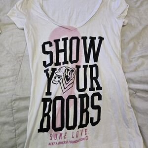 Metal Mulisha White and Pink Graphic Tee